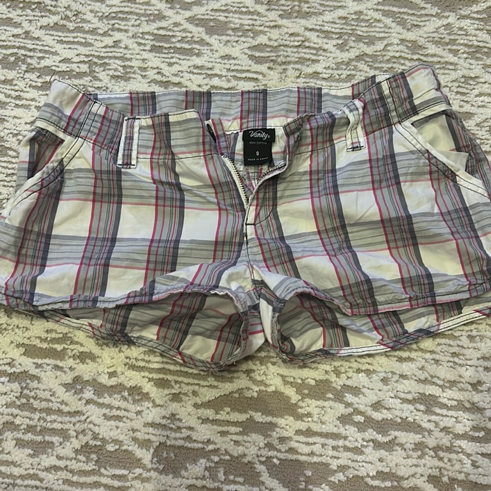 Plaid shorts